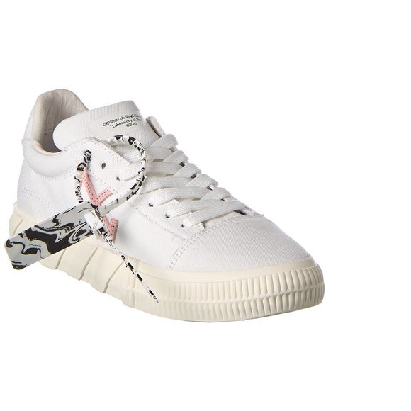 OFF-WHITE Shoes - Off-White Low Vulcanized Canvas Sneaker